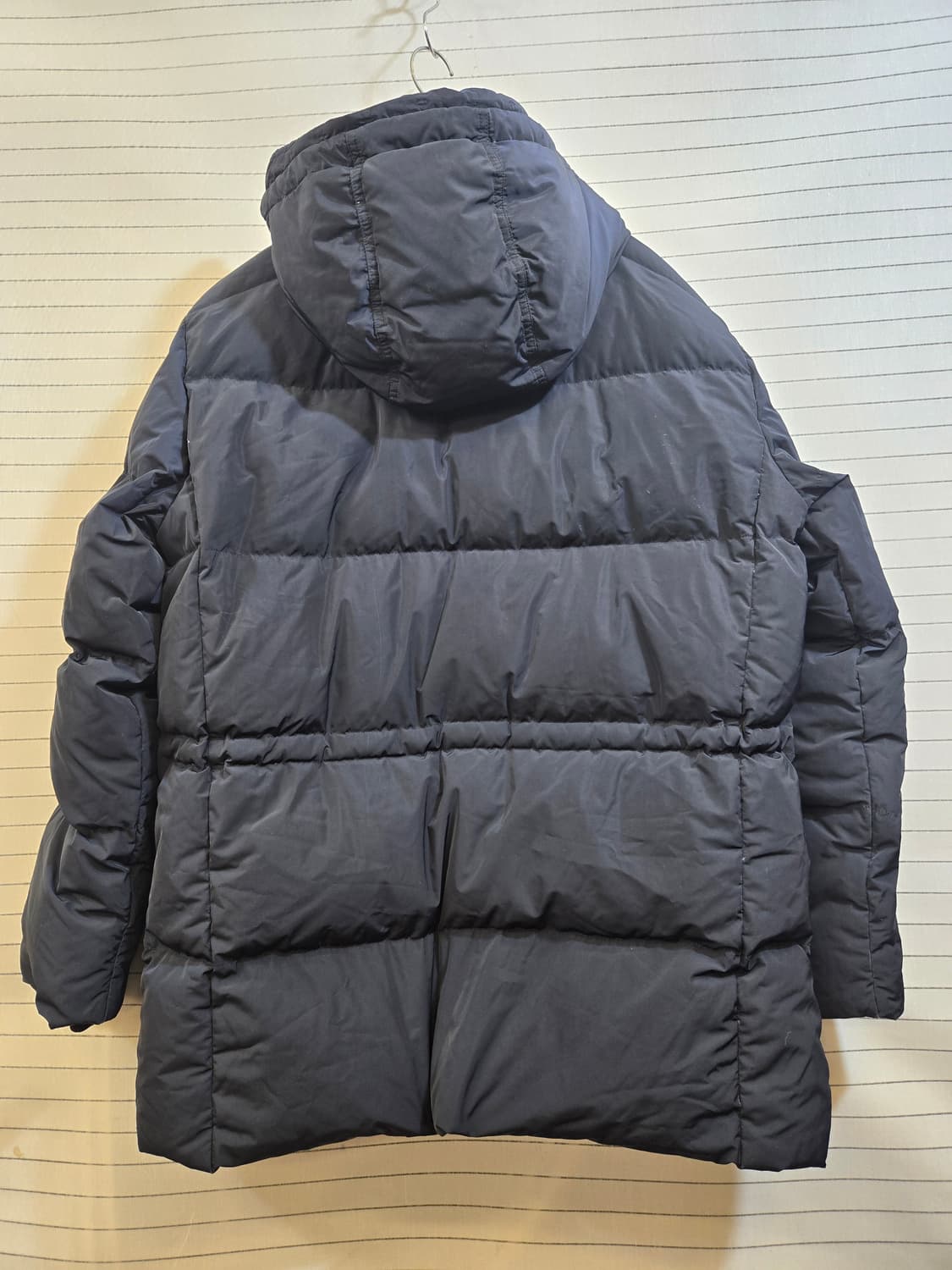 헤지스 네이비 후드 다운 점퍼 상품이미지6