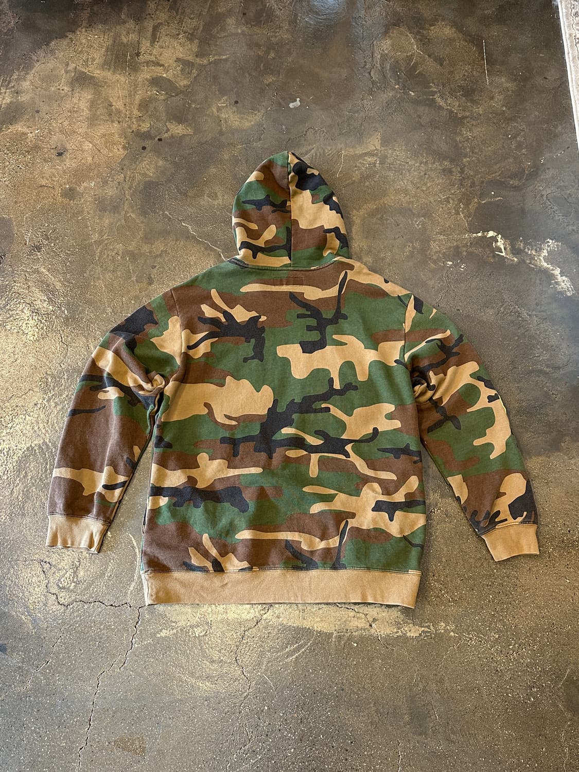 밀리터리 카모플라쥬 패치 후드티 XL 상품이미지2