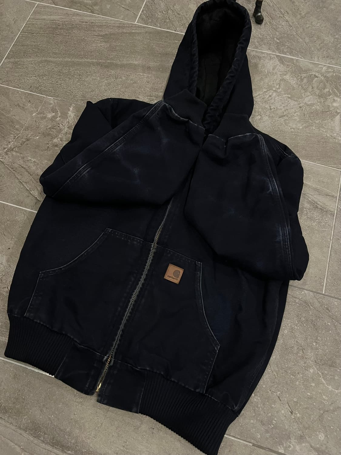 (S) 칼하트 덕 액티브 후드자켓 J130 MDT 미드나잇 상품이미지8