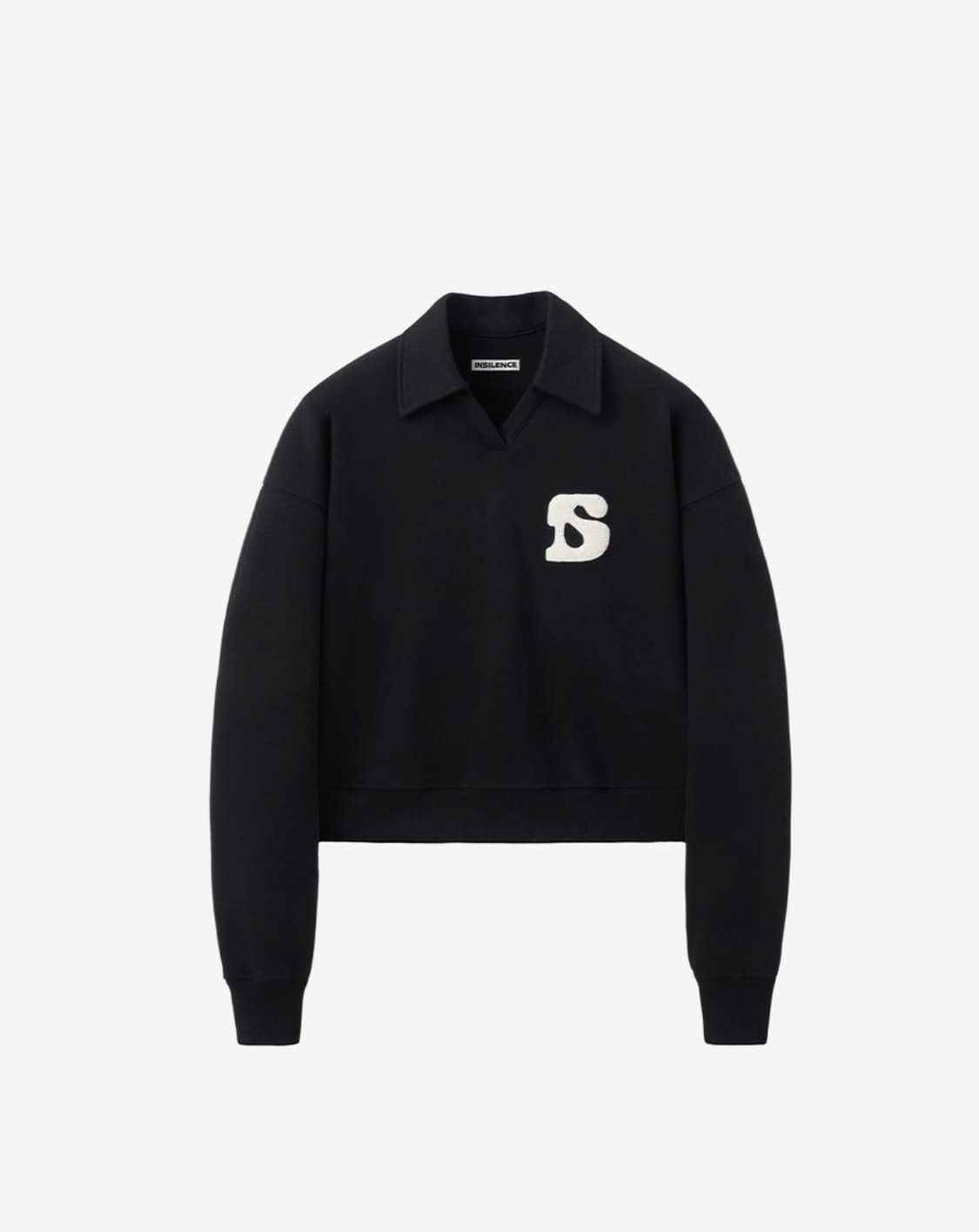 인사일런스 우먼 오픈 카라 스웨트 셔츠 M 상품이미지3