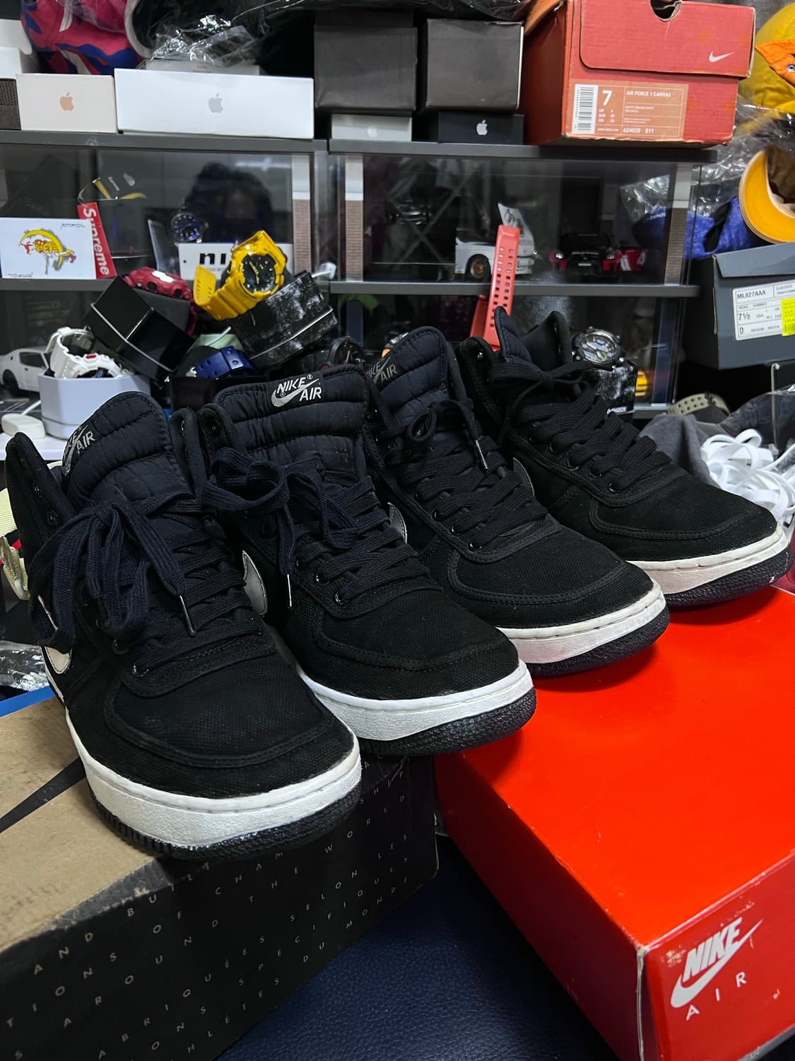 나이키 에어포스 1 검/은 265 상품이미지6