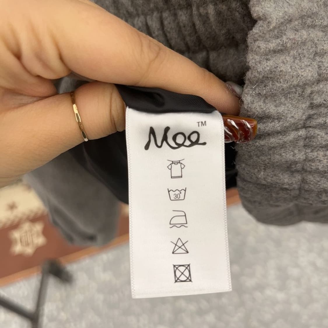 MOO 빈티지 모던시크 캐주얼 블루종 모직 자켓 M C09543 상품이미지6