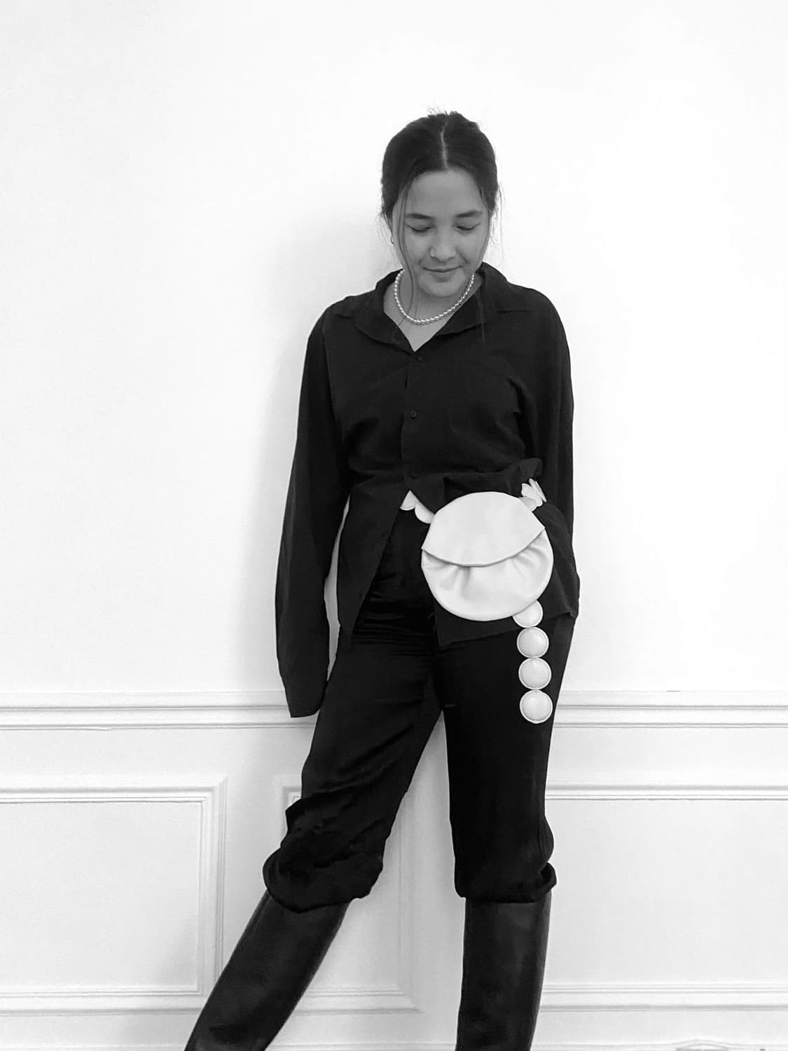 🏷️ 밤볼레 덤플링 (without strap) / 블랙 상품이미지5