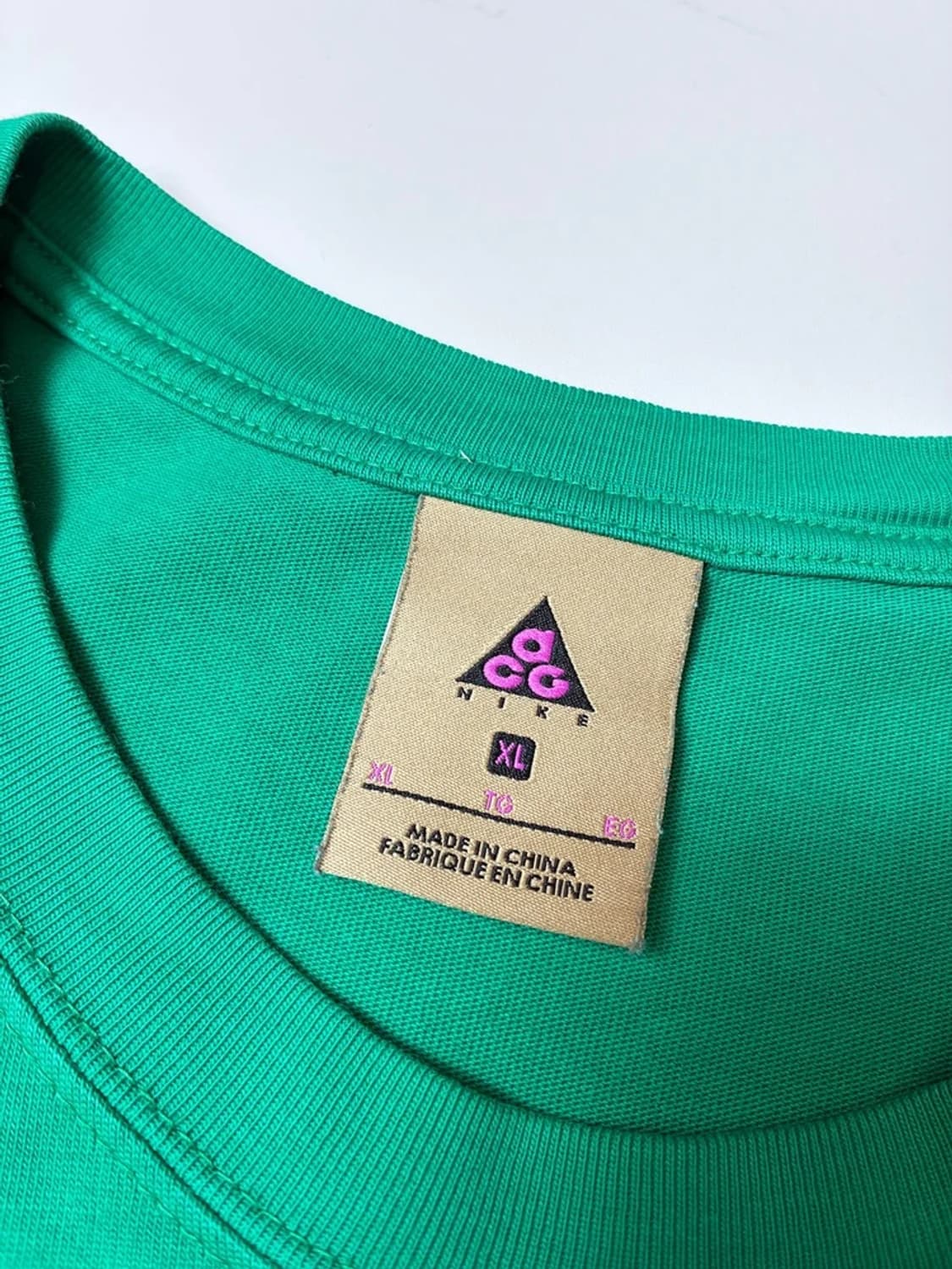 나이키 ACG 로고 루시드 그린 반팔 티셔츠 PN8590 상품이미지6