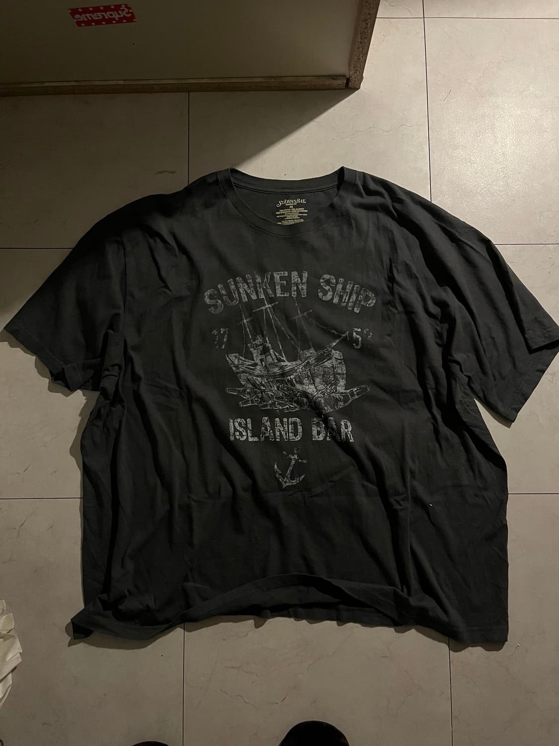 세인트존스베이 Sunken Ship 빈티지 티셔츠 xxxl 상품이미지1