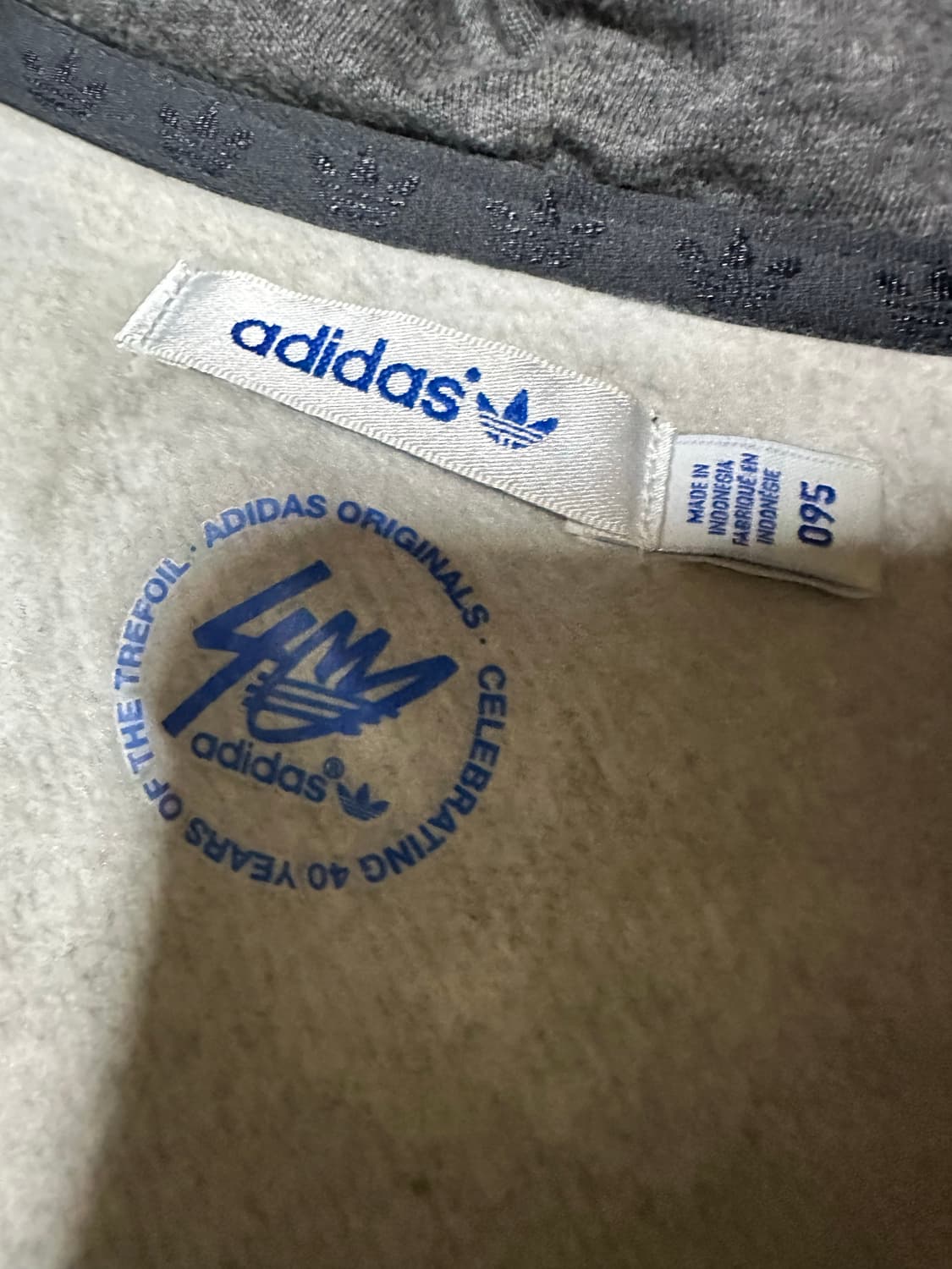 아디다스 후드집업 아디다스 파이어버드 큐빅 집업 삼선 대장 불꽃 후드집업 상품이미지5