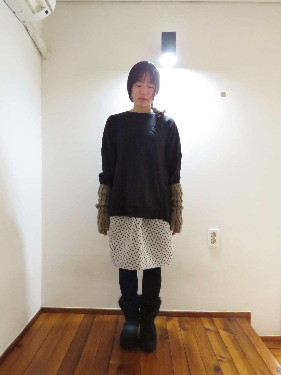 언발란스 블랙 탑 상품이미지5