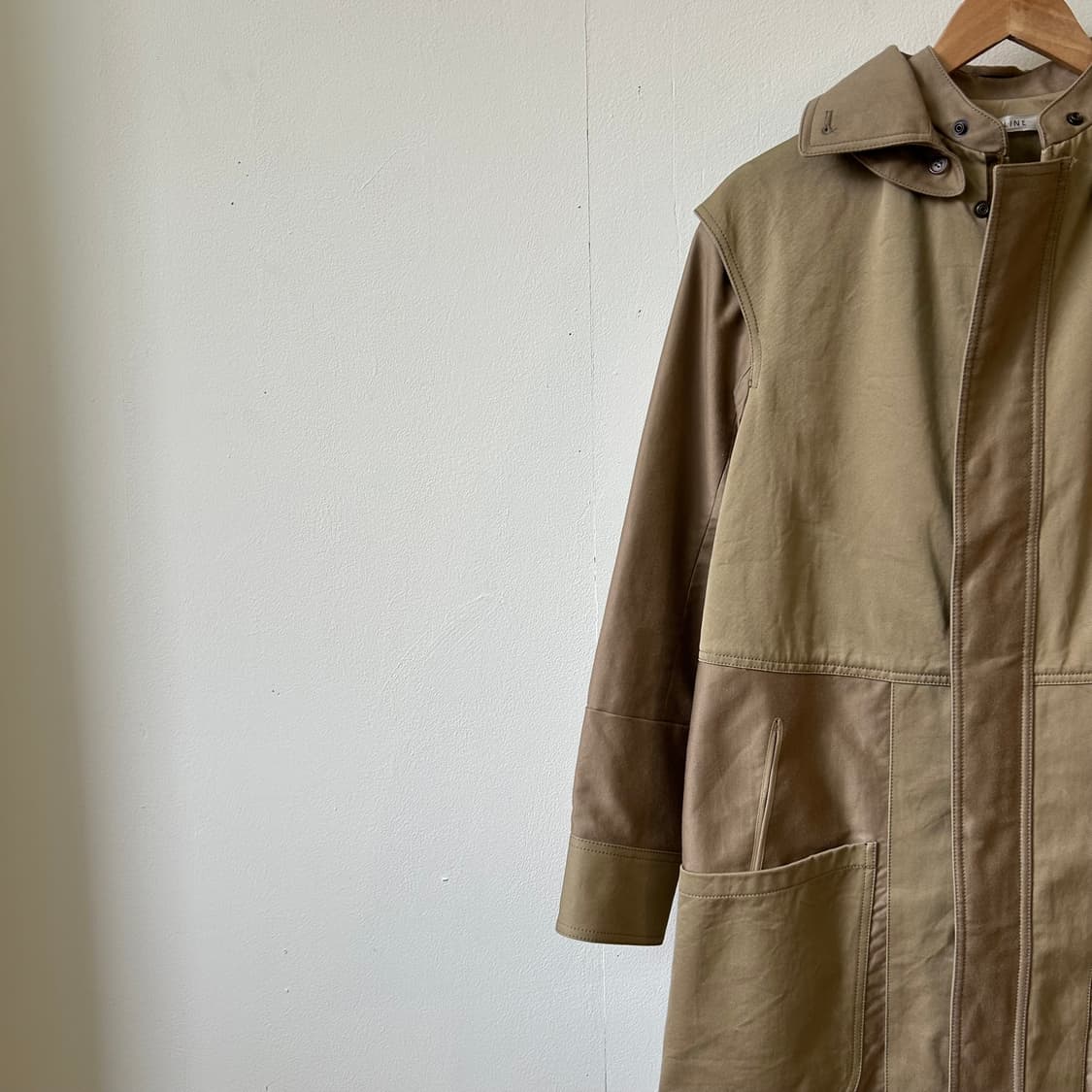 셀린느 패치워크 트렌치 코트 상품이미지7