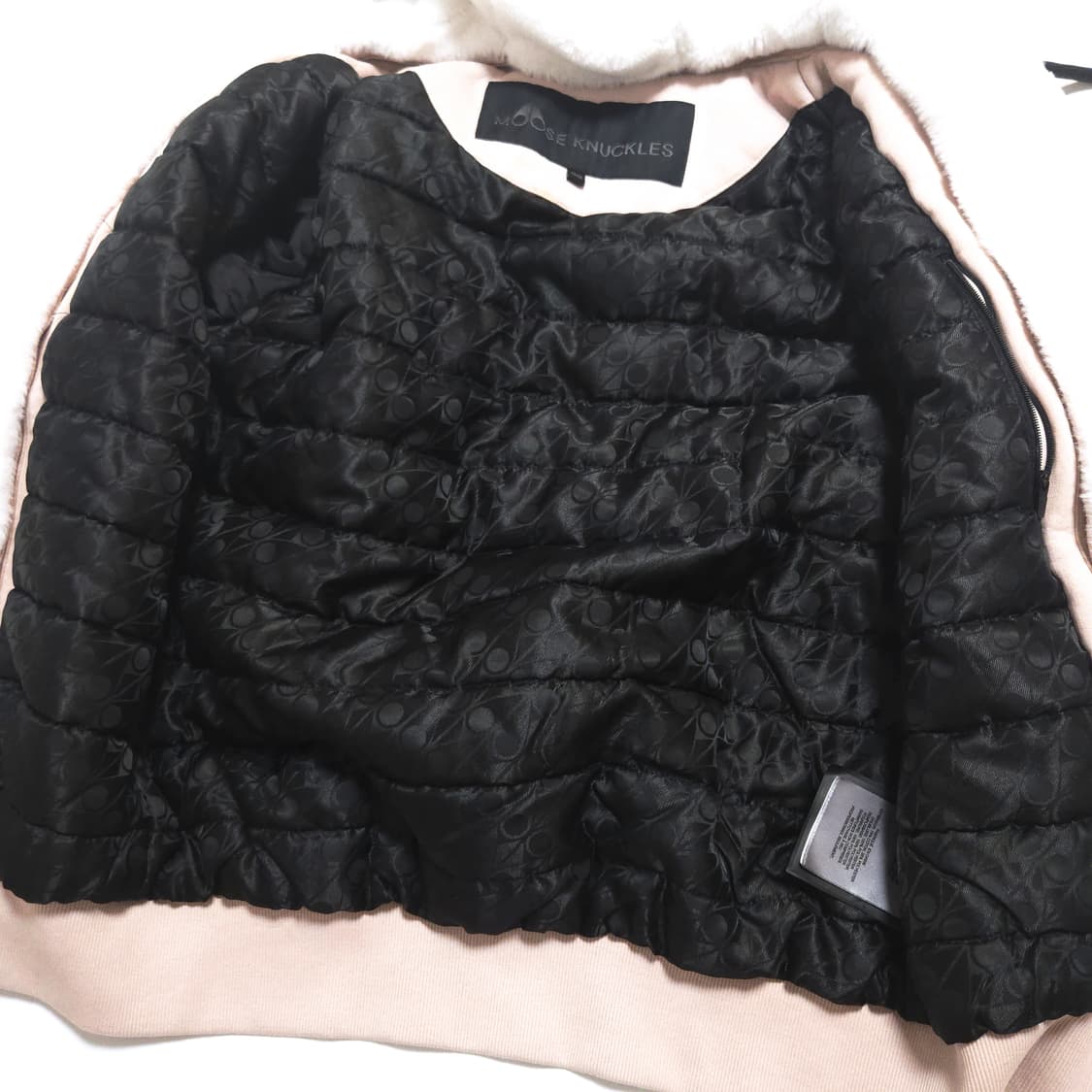 무스너클 우먼 버니스웨터 후드 집업 자켓 로즈 상품이미지5