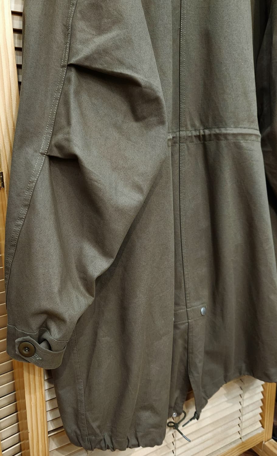 (새상품)Fudge Store 피쉬테일 오버핏 야상 개파카 상품이미지4