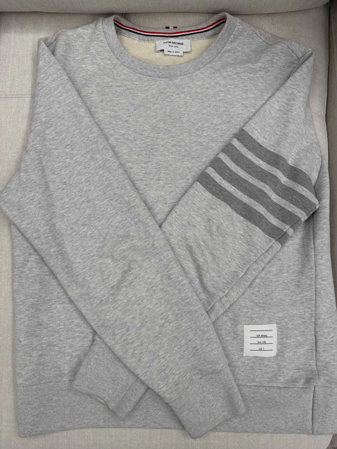 S급 톰브라운 4바맨투맨 급처  상품이미지1