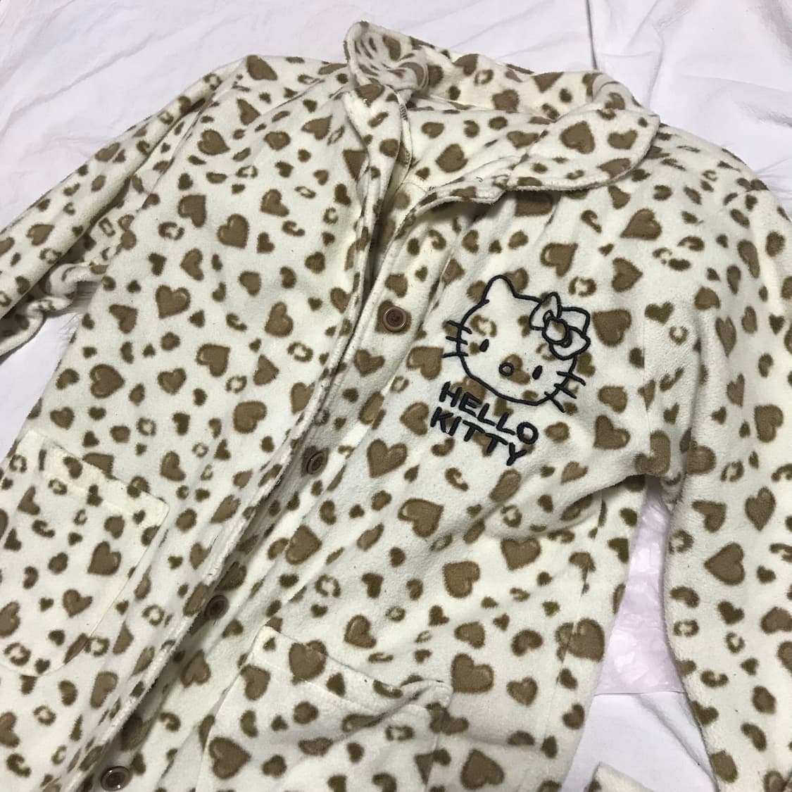 키티 호피무늬 잠옷 상의 상품이미지2