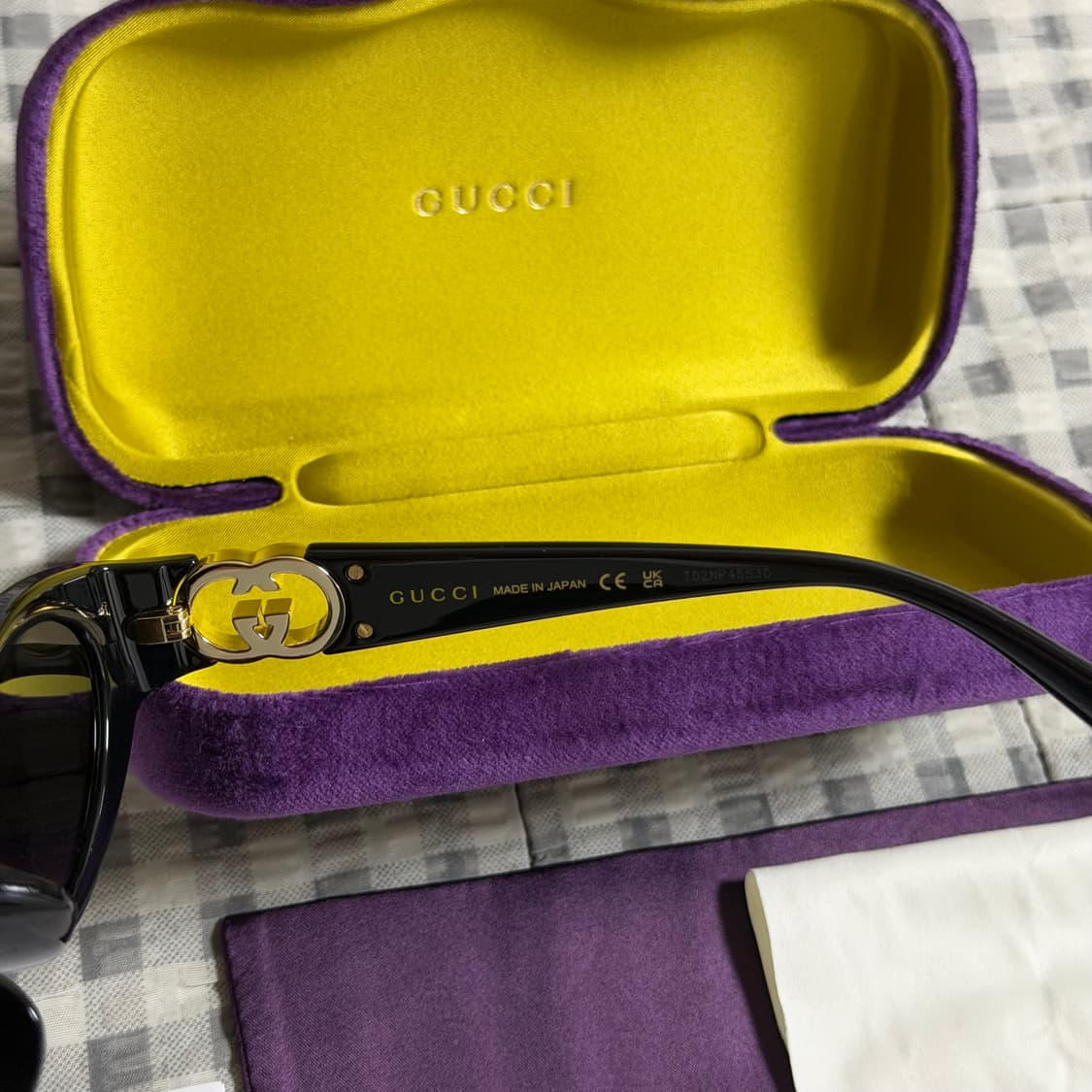 (OS) Gucci 구찌 오벌 선글라스 블랙 상품이미지7
