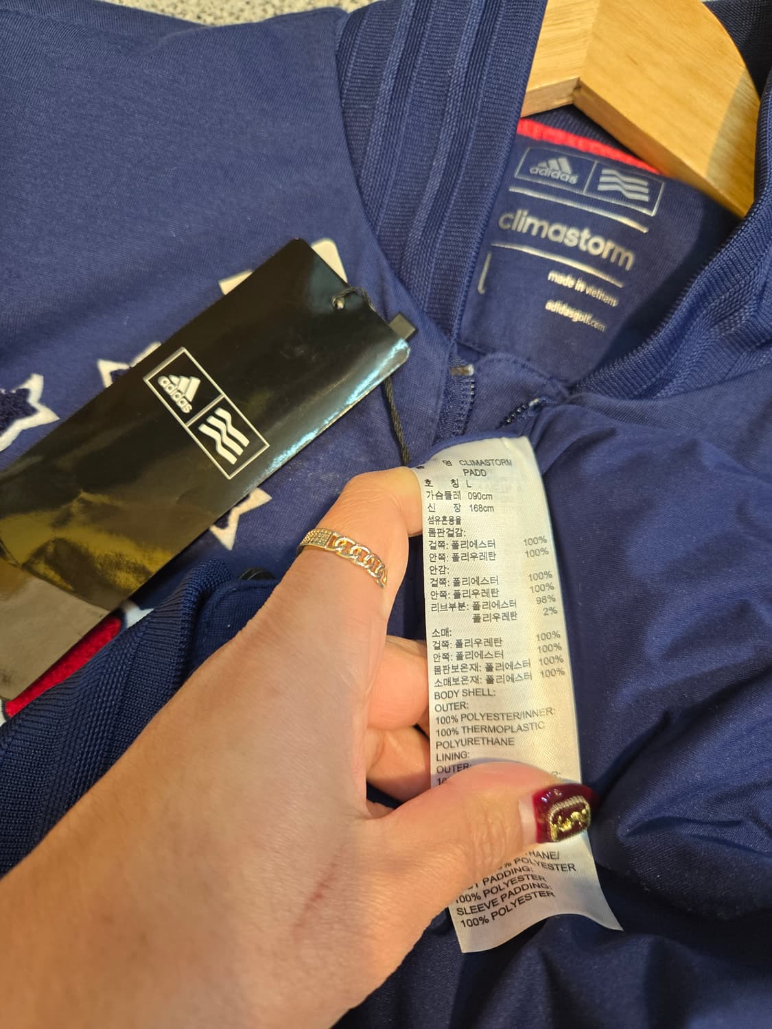 아디다스 여성 패딩자켓 새상품 M-L 상품이미지6