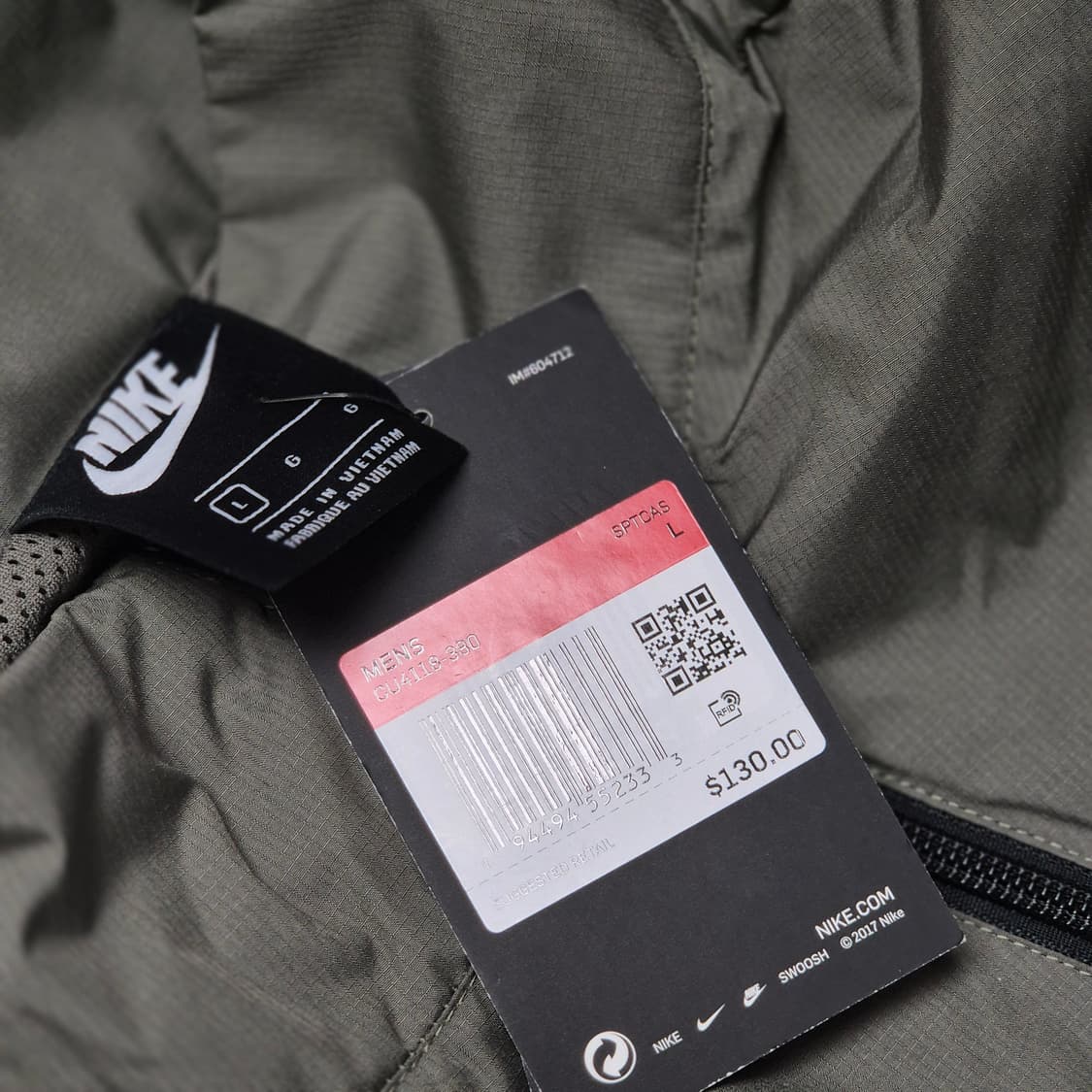 나이키 에어 우븐 풀 오버 바람막이 L 상품이미지5