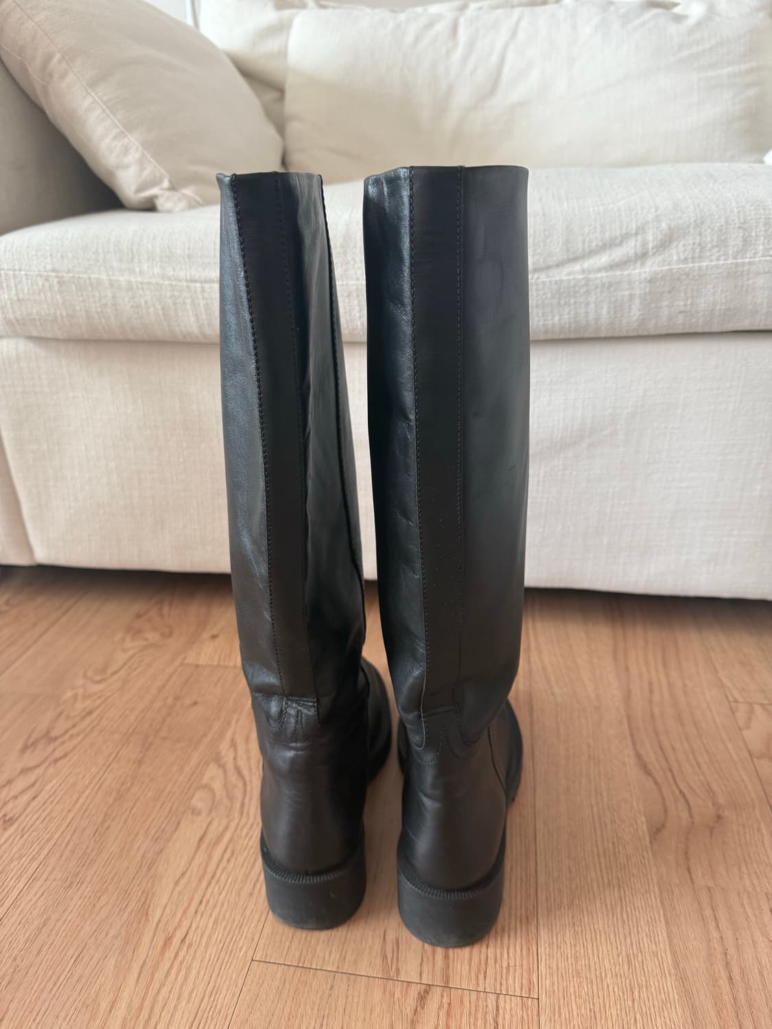 자라 블랙 롱부츠 상품이미지3