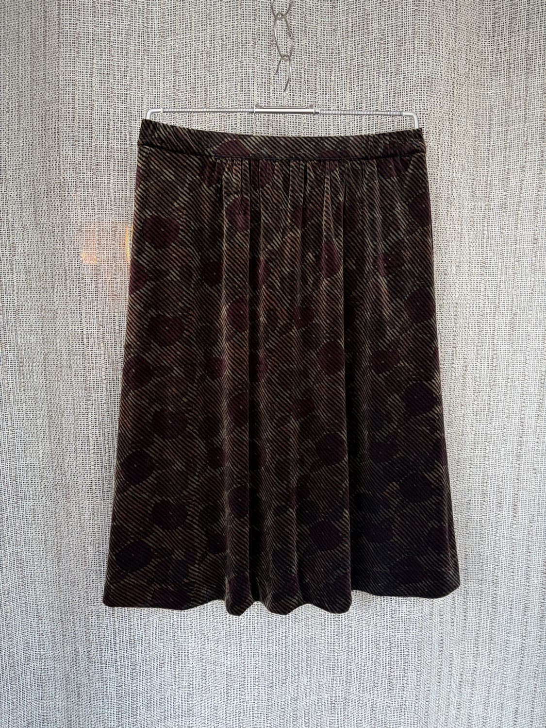 velour patterned skirt 상품이미지1