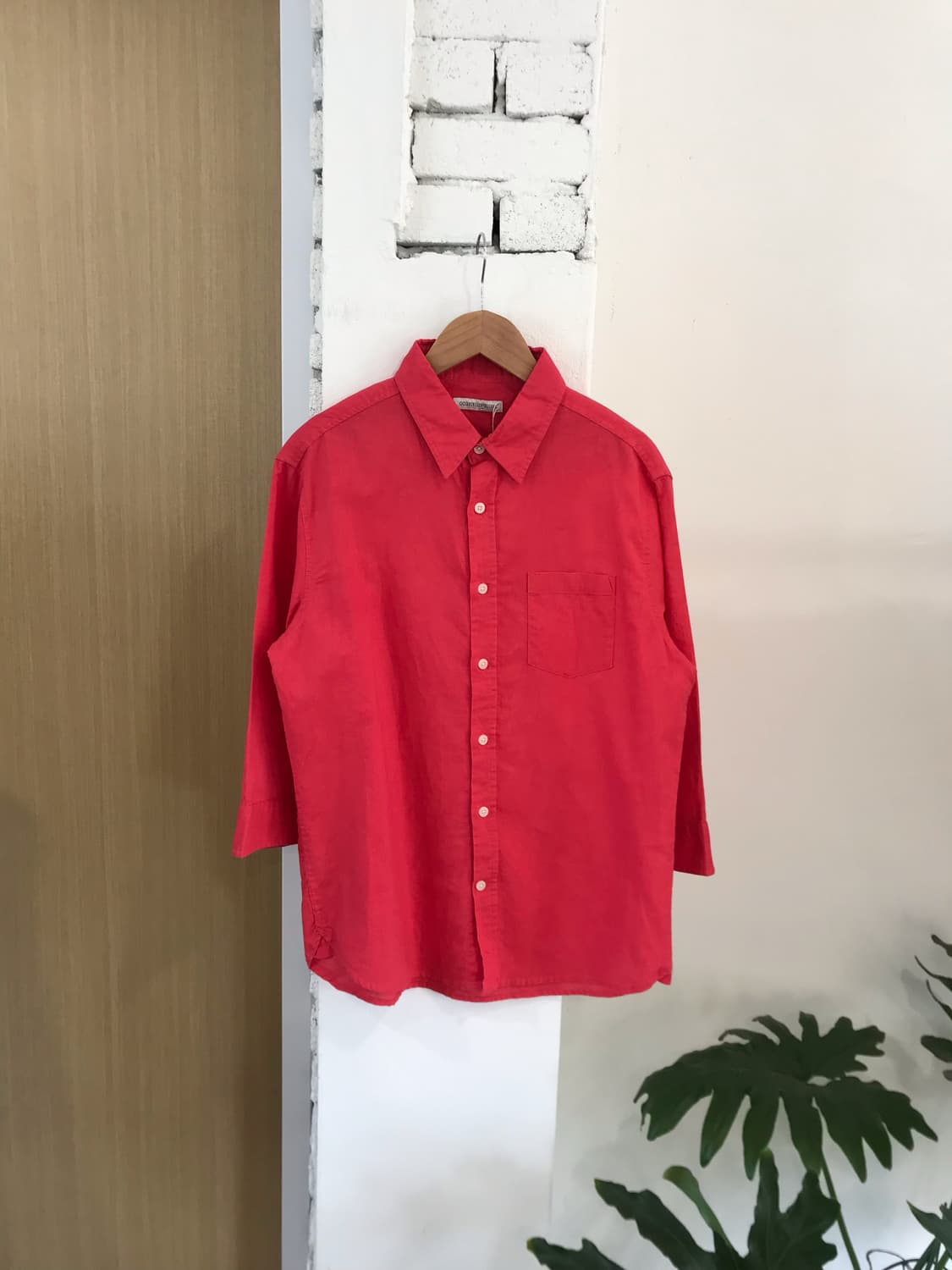 빈티지 핑크 셔츠 상품이미지4