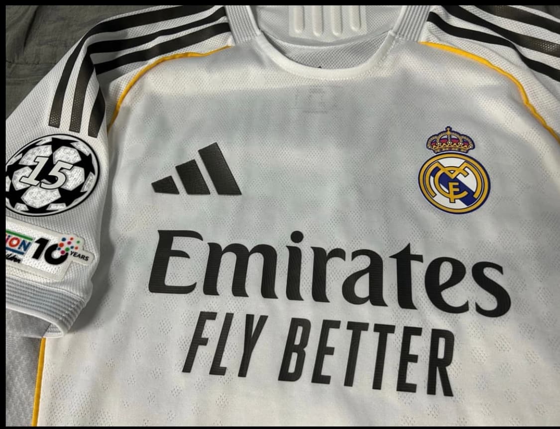 25/26 레알 마드리드 홈 어센틱 유니폼 상품이미지4