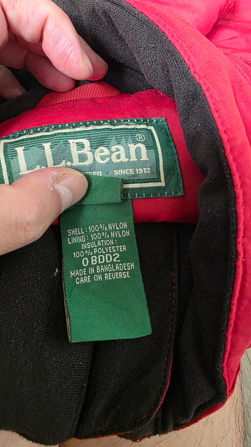 L.L.Bean 레드 파카 패딩 / Men’s XL us size 상품이미지8