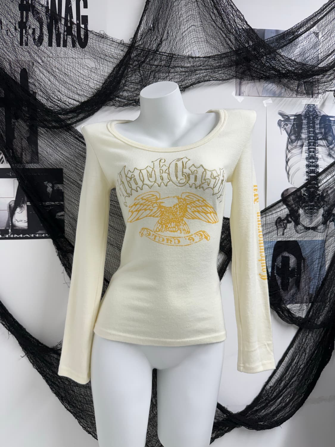 00s punk cross detailed longsleeve knit 상품이미지4