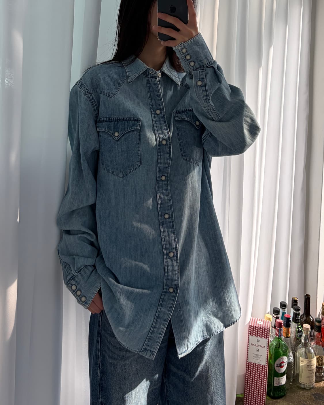 [M]폴로 랄프로렌 웨스턴 데님 워크 셔츠 상품이미지1