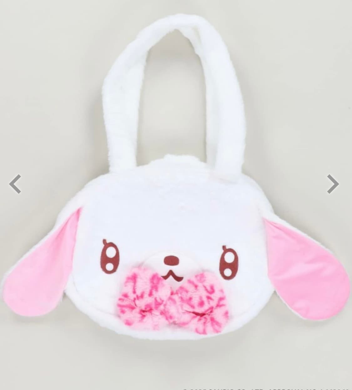 스핀즈 베이비메탈클럽 산리오 슈가바니즈 시로우사 페이스백 가방 상품이미지1