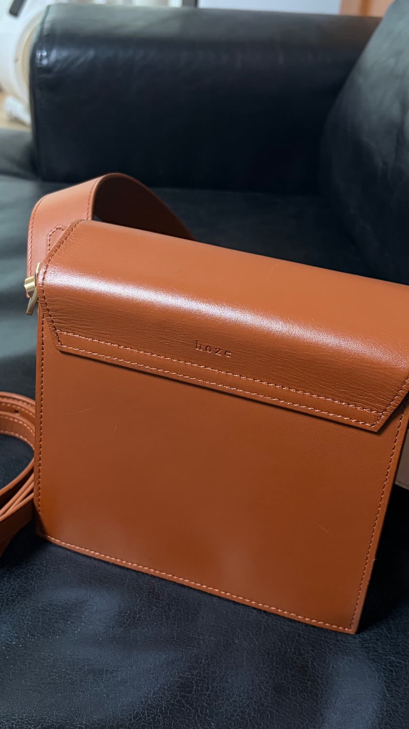 hoze 호제 카멜 숄더백 (크로스백 끈 포함) 상품이미지3
