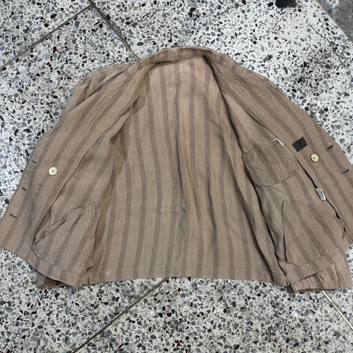 [M-L] 90s Yohji Yamamoto 요지야마모토 린넨 자켓 상품이미지2