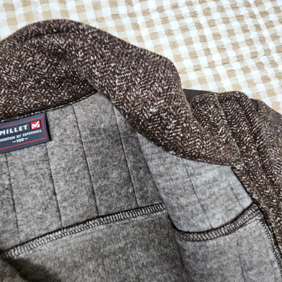 밀레 기모 집업자켓 남자100 상품이미지7