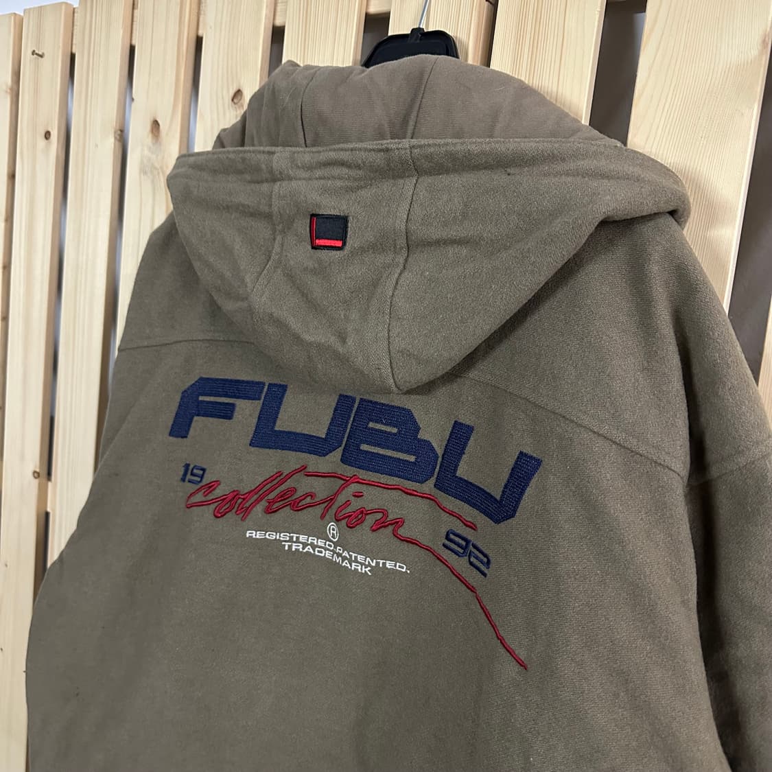(L) FUBU 후부 푸부 90s 카키 워크 자켓 상품이미지6