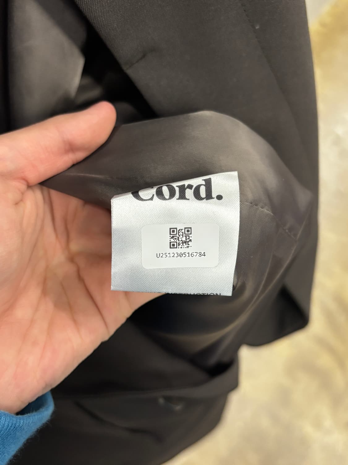 Cord. Detached 'Kit' 발마칸 코트 M 새상품 상품이미지7