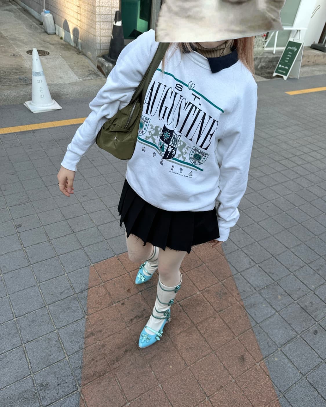 빈티지 카라 맨투맨 상품이미지1