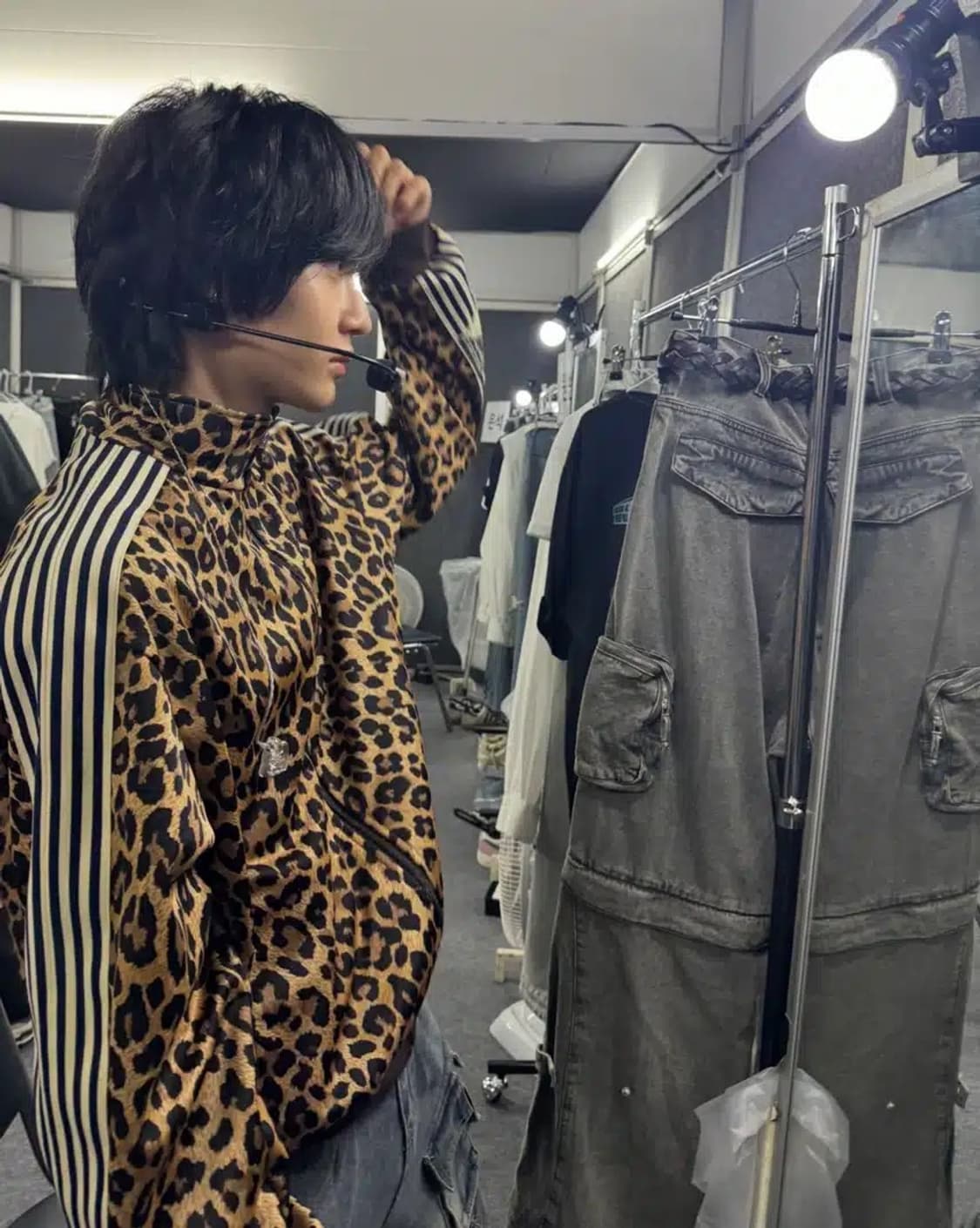 캐피탈 레오파드 스무스 트랙자켓 져지 (원빈착용) 상품이미지2