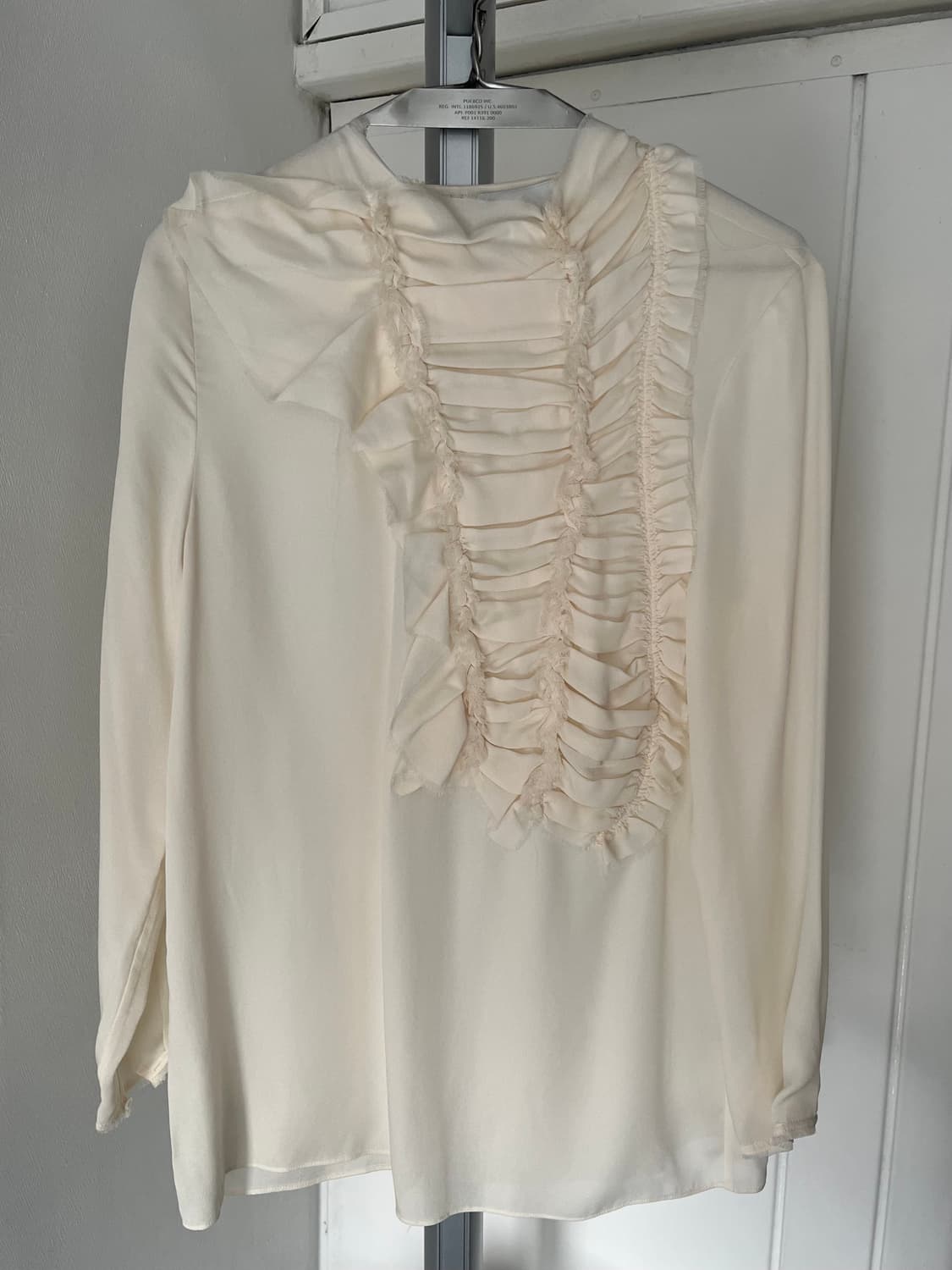 frill silk blouse 상품이미지4
