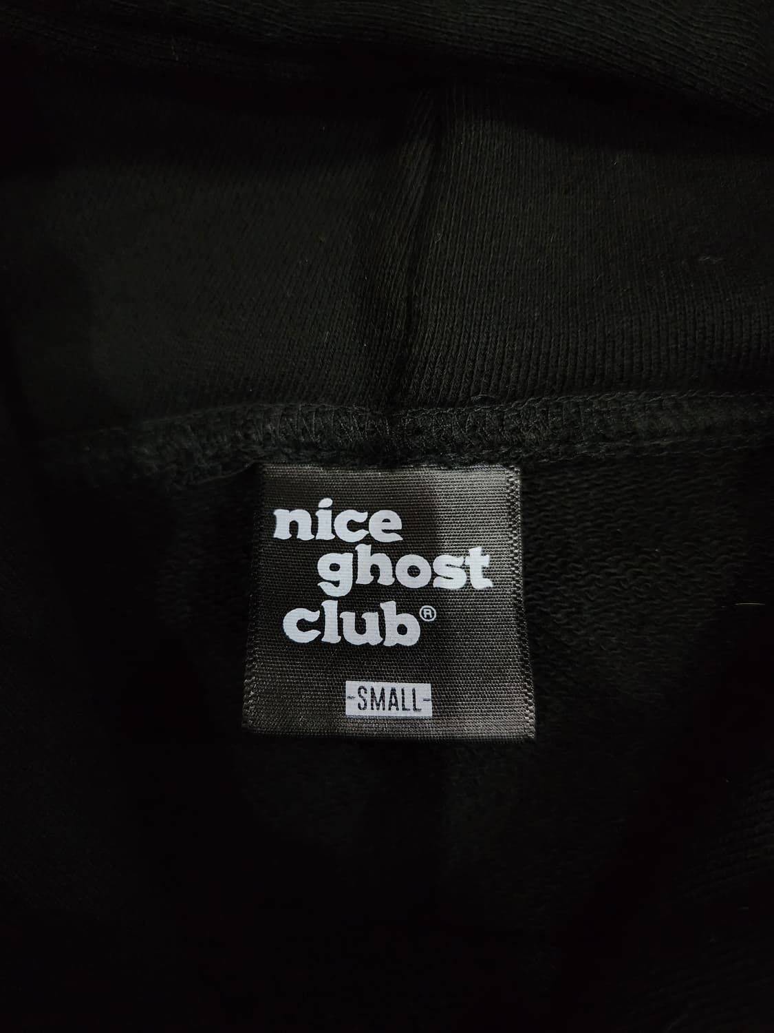 나이스고스트클럽 로고 오버핏 후드티 S 상품이미지5