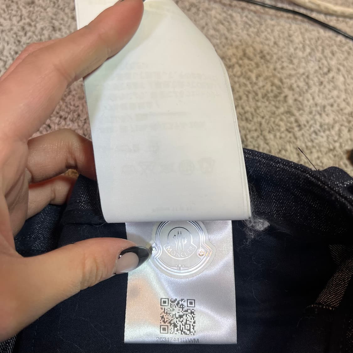 몽클레어 셀비지 데님 팬츠 상품이미지3