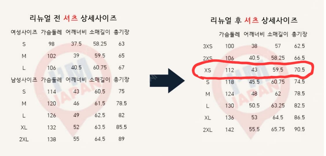 꼼데가르송 PLAY 긴팔 셔츠 XS (95) 화이트 판매 상품이미지5