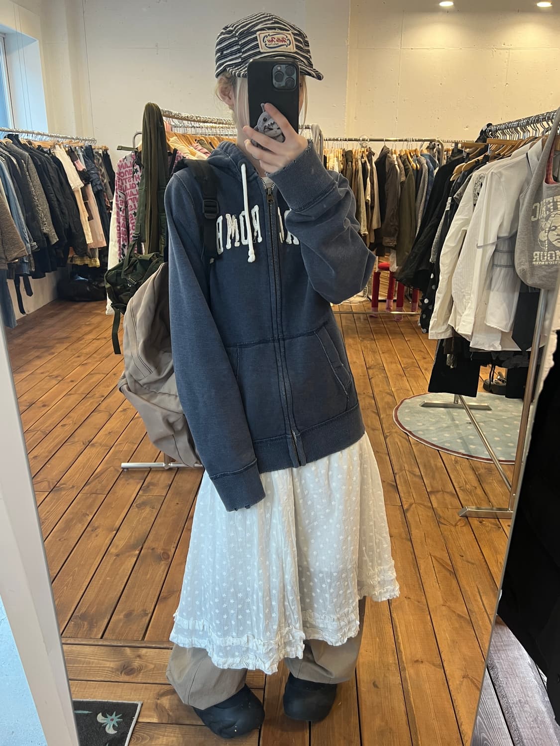 아베크롬비 네이비 후드집업 상품이미지1