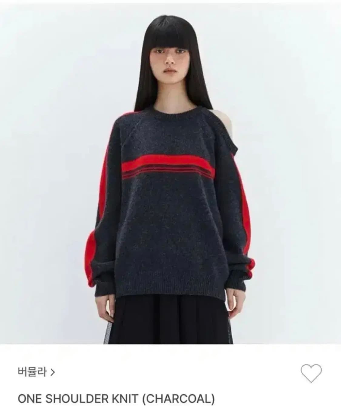 버뮬라 burmula ONE SHOULDER KNIT 상품이미지1