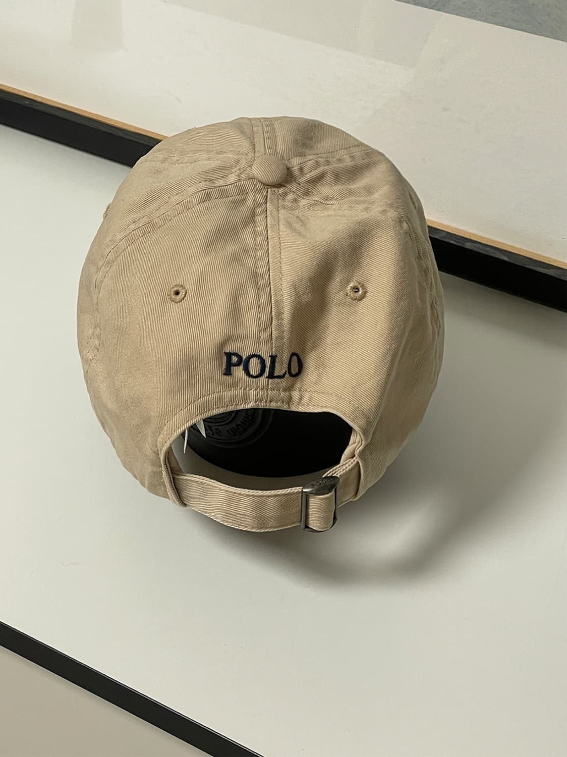 폴로 베이지 볼캡 상품이미지5