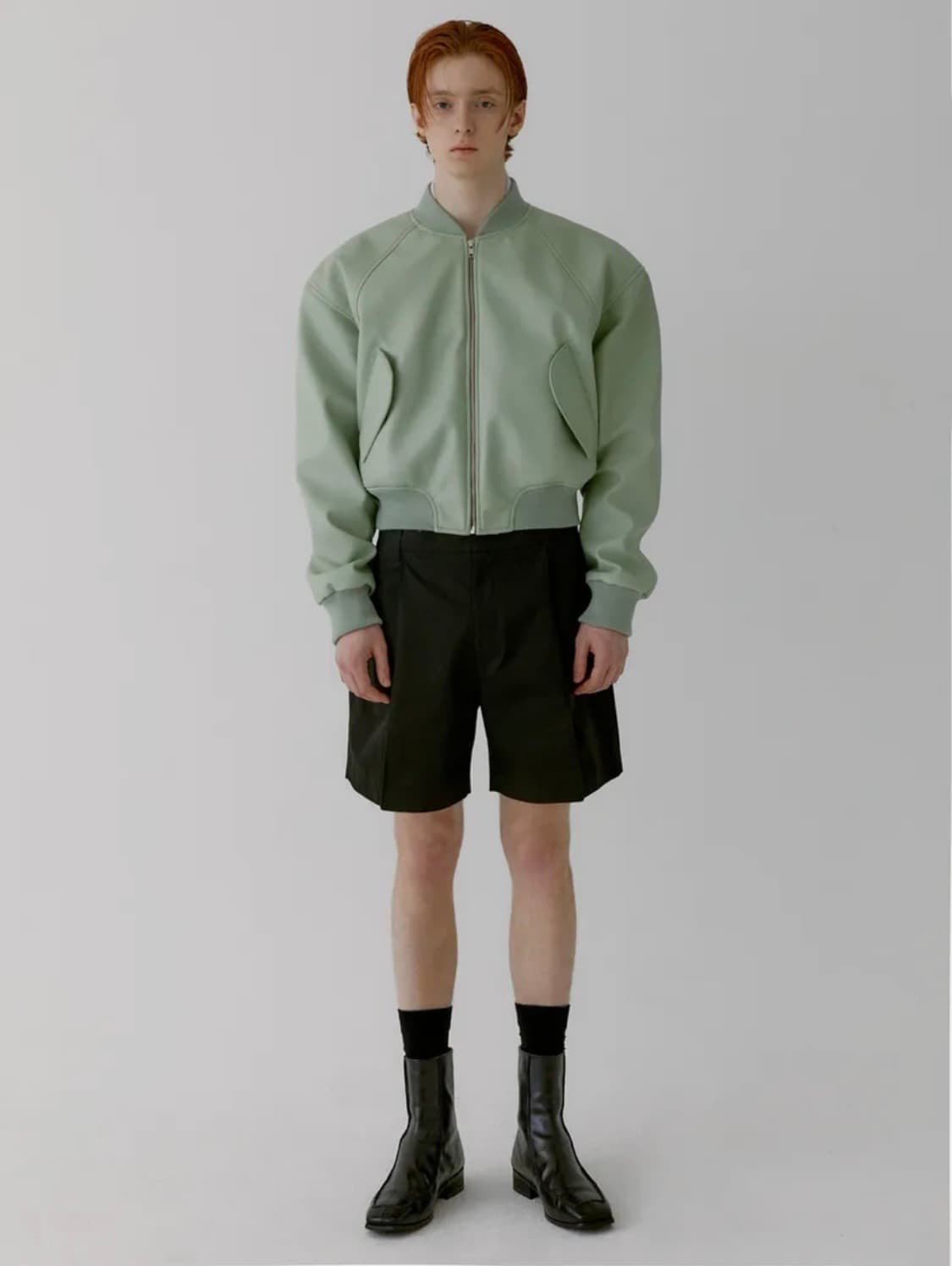 레더 크롭 자켓 상품이미지4