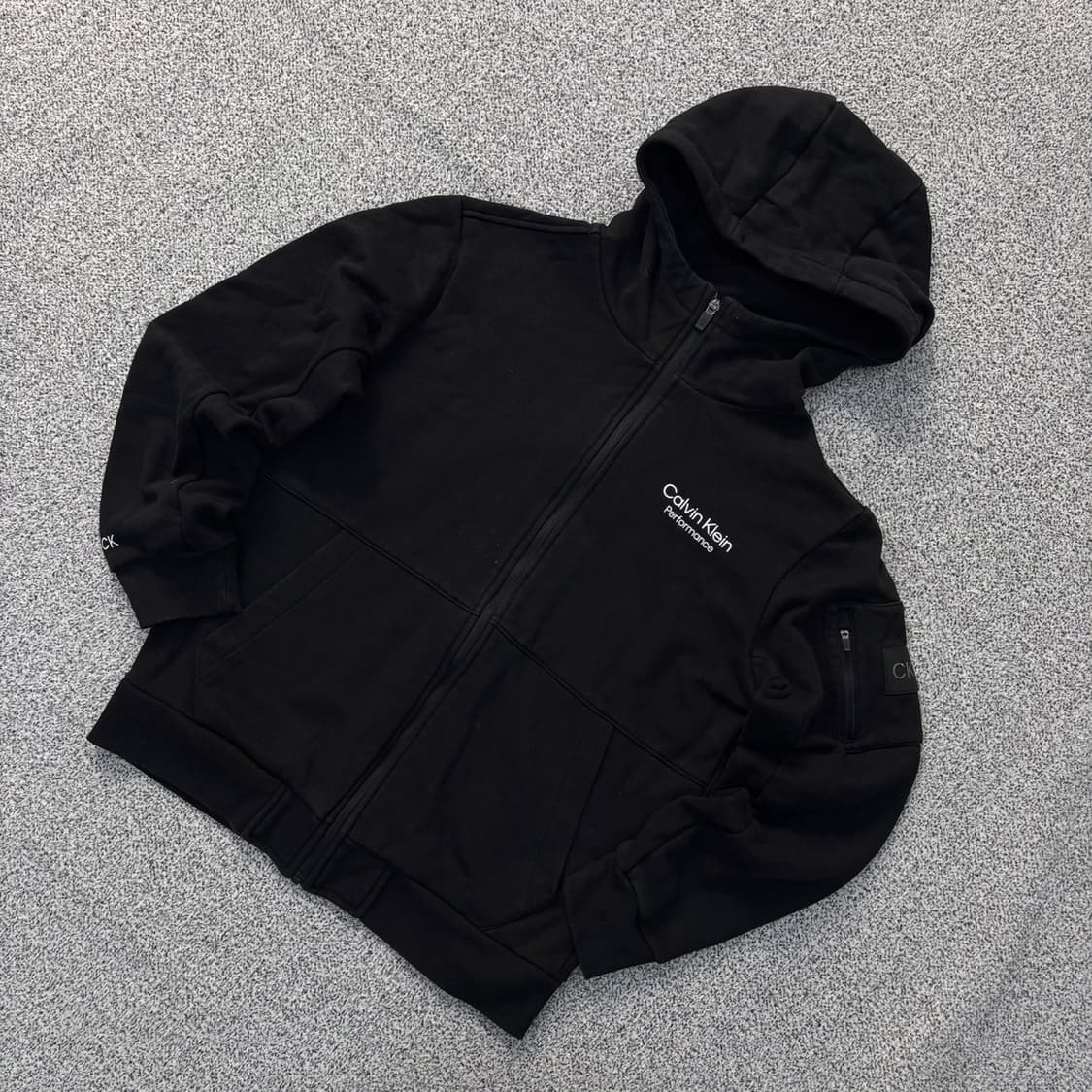 MM 캘빈클라인 기모 후드 집업 자켓 0413J 상품이미지1