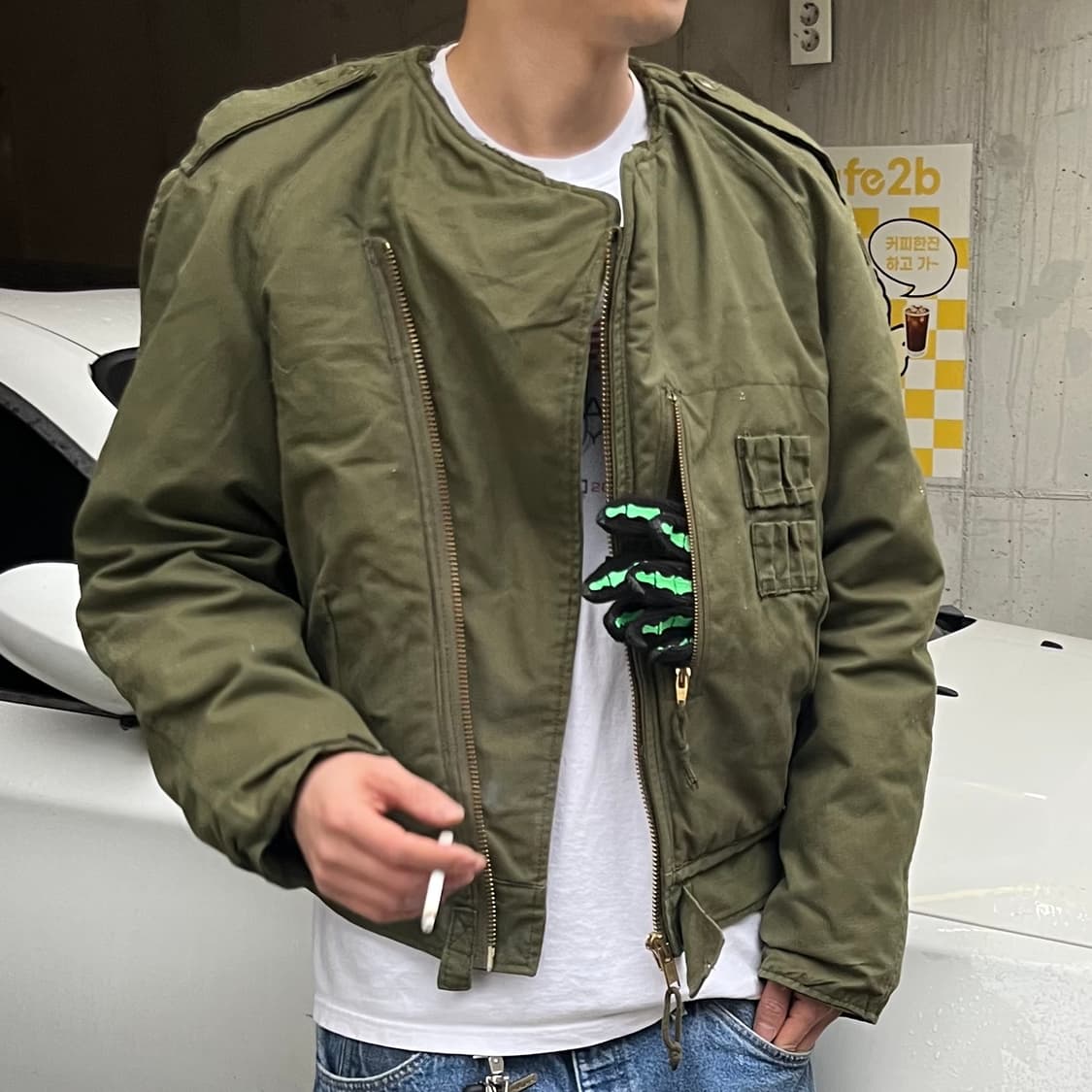 80s 캐나다군 탱커 자켓 (105) 상품이미지4