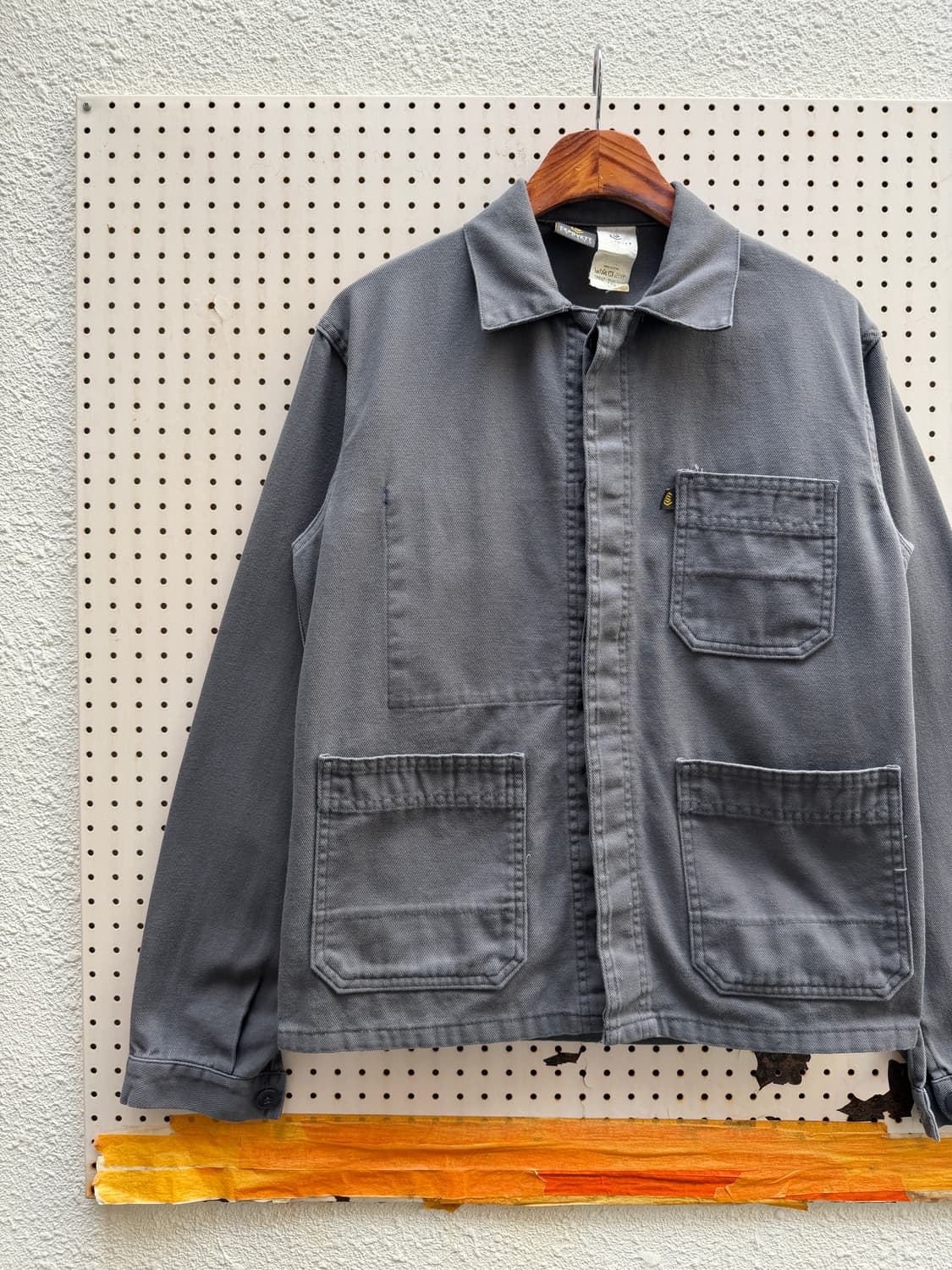 1990s CEPOVETT FADED GREY 프렌치워크자켓 상품이미지6