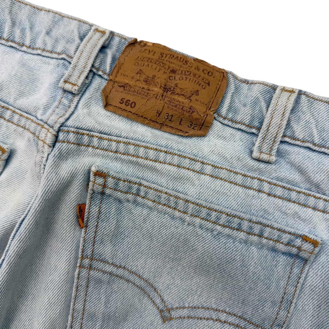 usa 리바이스 560 오렌지탭 데님팬츠 r1834 상품이미지6