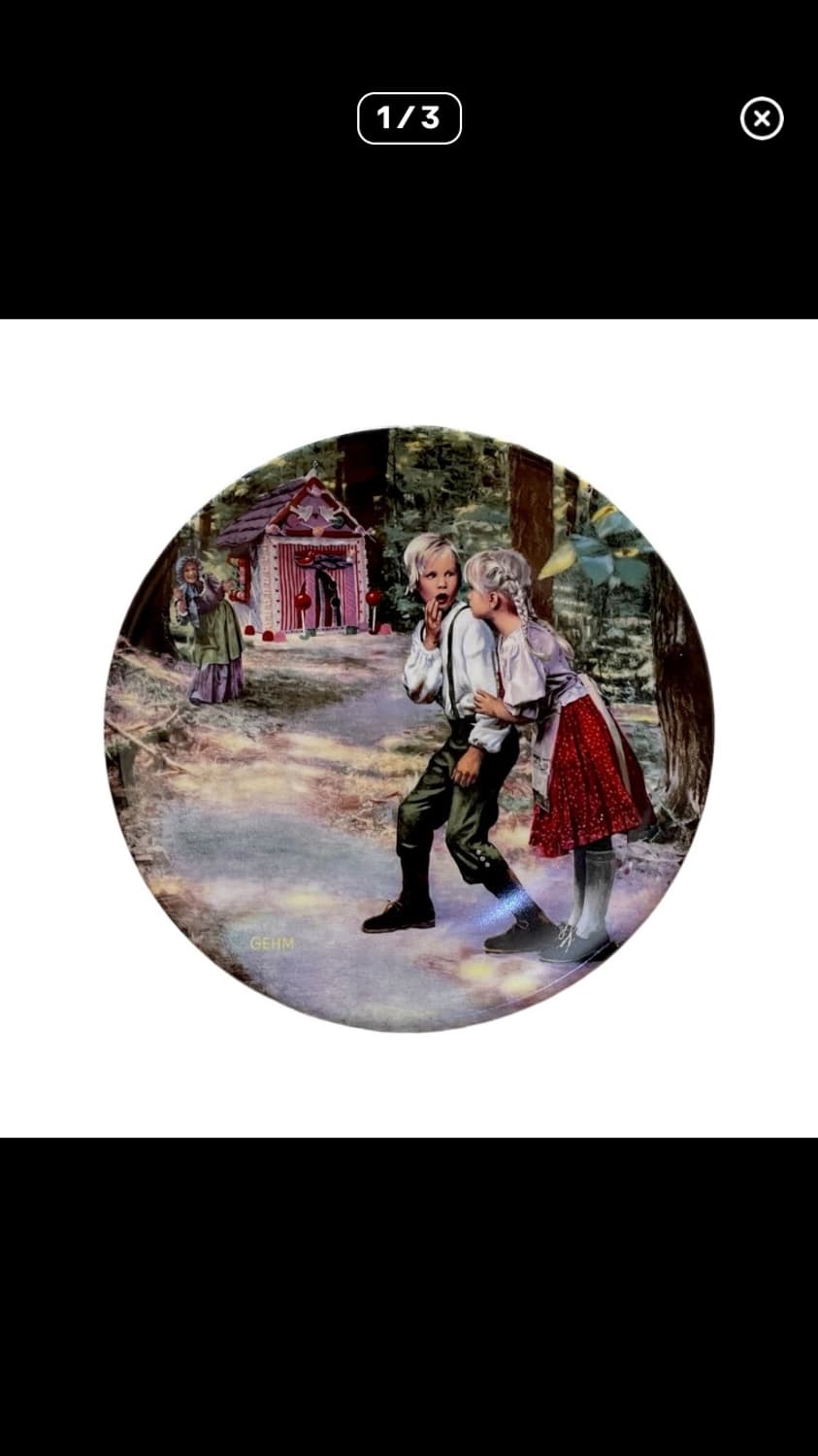 헨젤과 그레텔 아트 플레이트 접시 상품이미지1