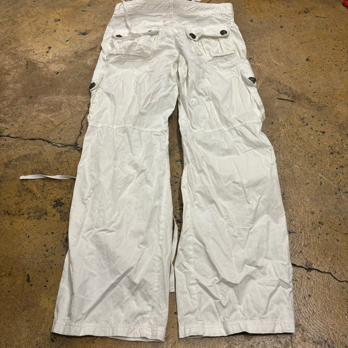 [정품/34] Tug Jean 화이트 카고 바지 상품이미지3