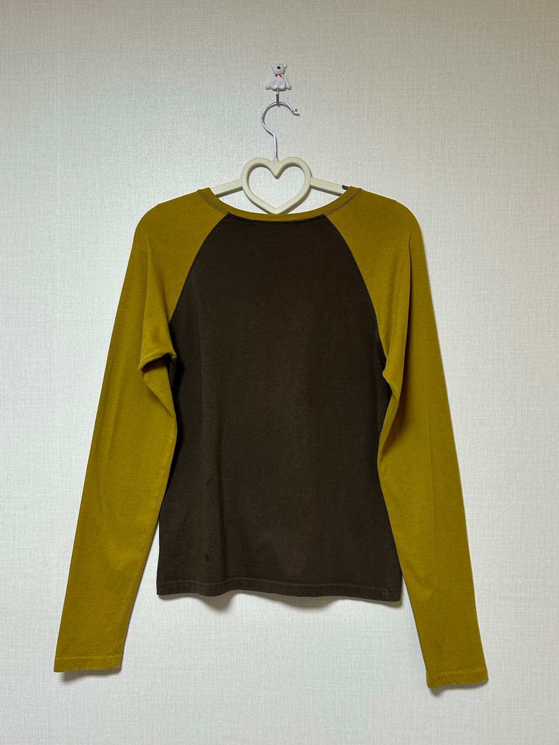 FUNASSDAY 브라운 나그랑 긴팔 티셔츠 상품이미지2