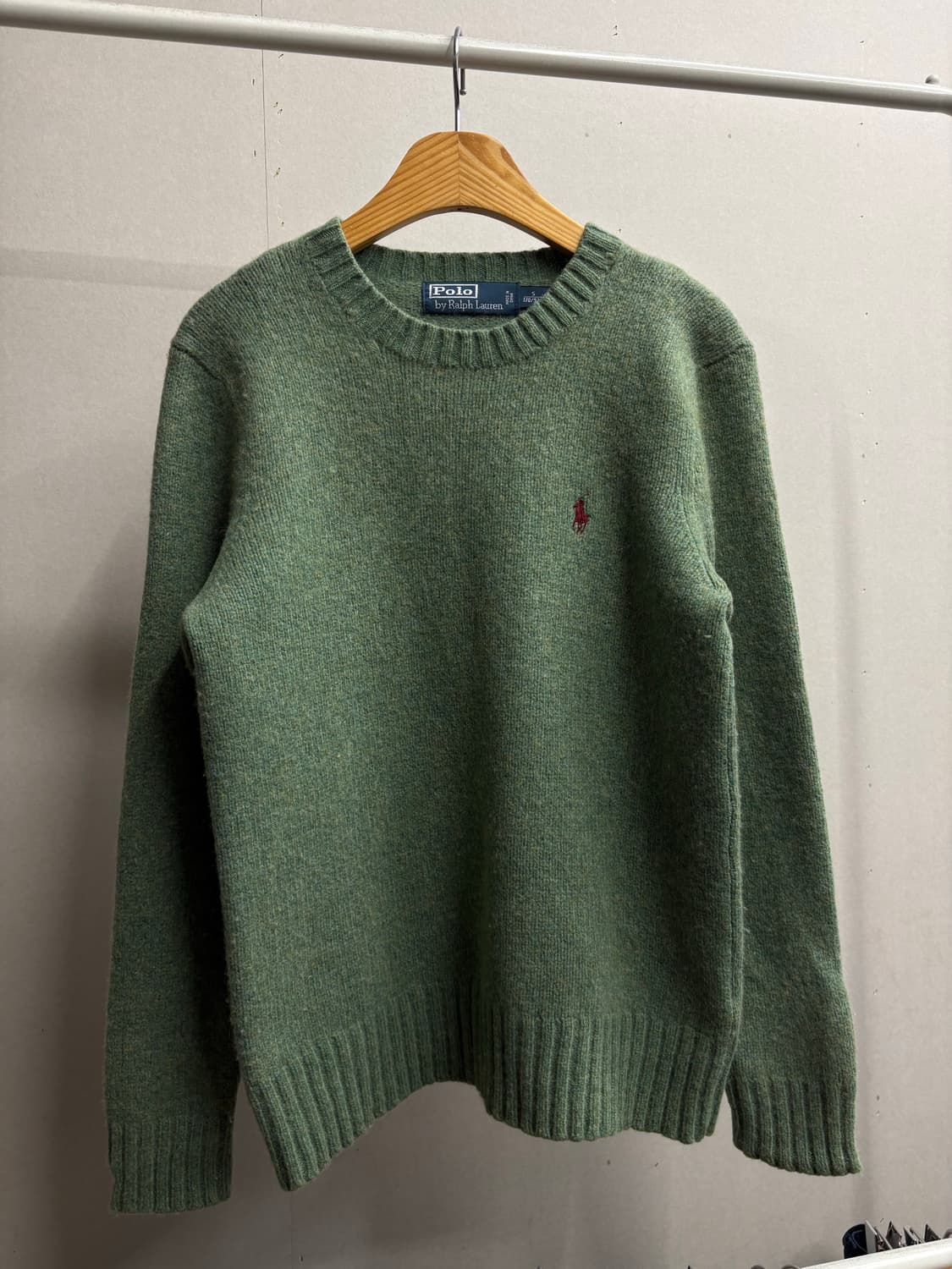 폴로 울 민트그린 니트 상품이미지2